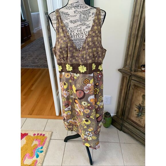 Vintage Cotton Retro Pattern Sundress - Picture 2 of 9